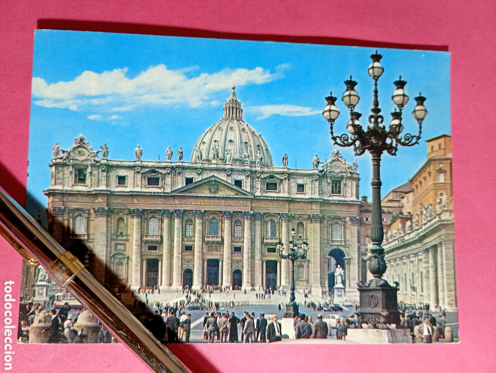 Postales: VATICANO CIUDAD DEL BASILICA DE SAN PEDRO ROMA ITALIA (en italiano) color no circulada