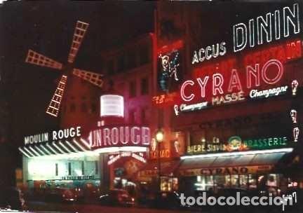 Postales: Francia & Marcofilia, Paris, El Molin Rouje, Lisboa 1957 (2777)