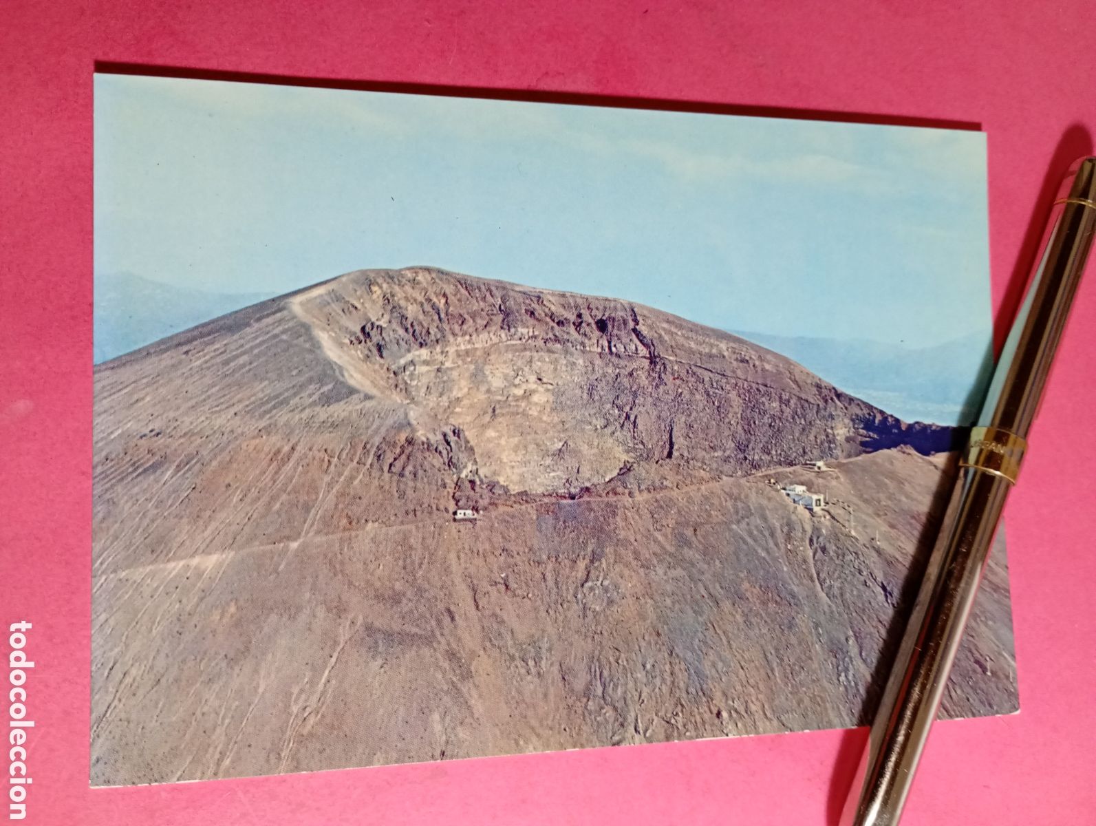Postales: VESUVIO VESUBIO VISTA AEREA NAPOLES ITALIA (en italiano) color no circulada
