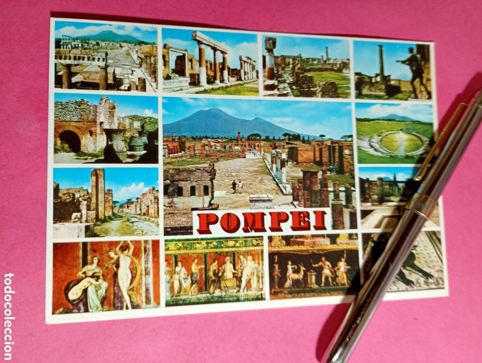 Postales: NAPOLES VIA SAN BALDACHINI ITALIA (en italiano) color no circulada