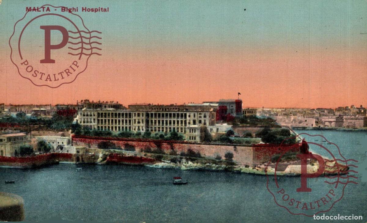 Postales: MALTA. MALTE. BIGHI HOSPITAL.