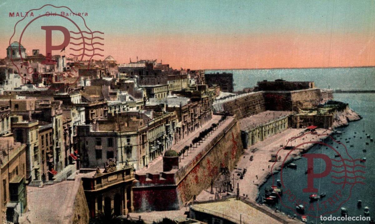 Postales: MALTA. MALTE. OLD BARRIERA.