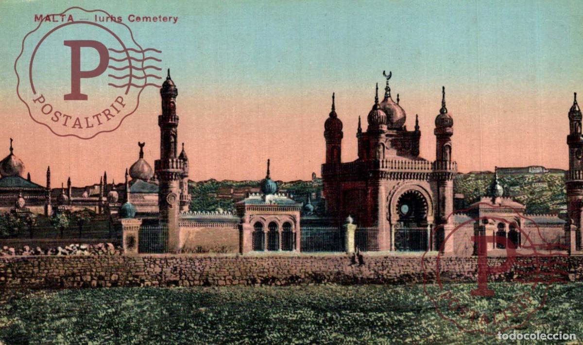 Postales: MALTA. MALTE. LURHS CEMETERY.