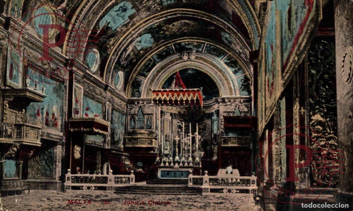 Postales: MALTA. MALTE. ST JOHNS CHURCH