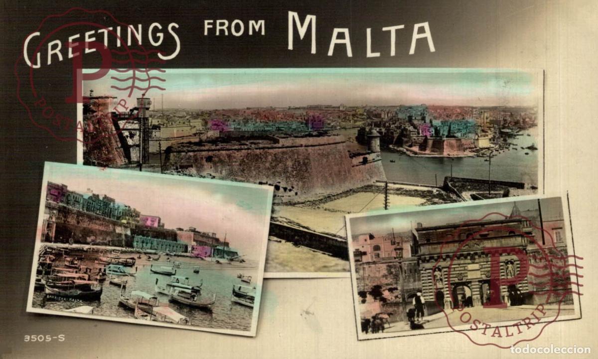 Postales: MALTA. MALTE. GREETINGS FROM MALTA. - Foto 1