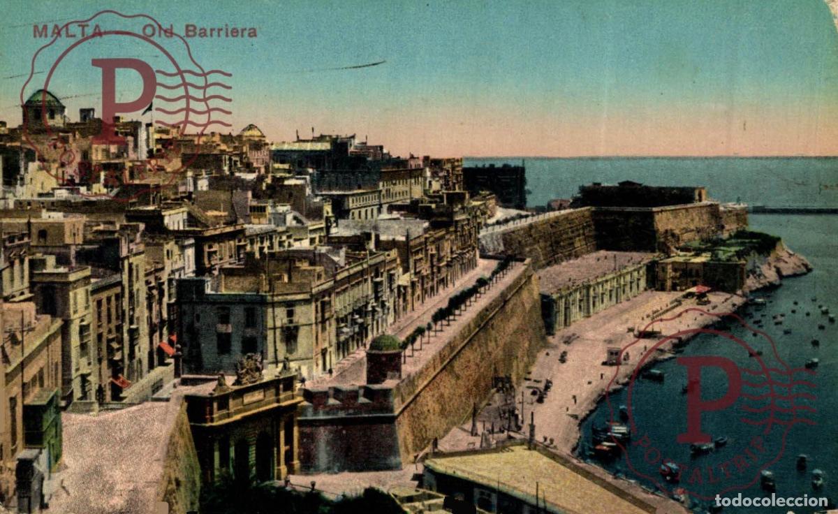 Postales: MALTA. MALTE. OLD BARRIERA.