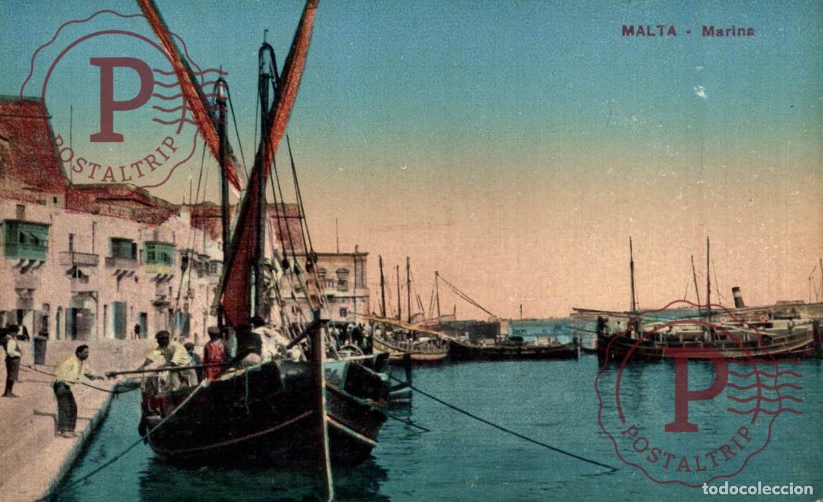 Cartoline: MALTA. MALTE. MARINA.