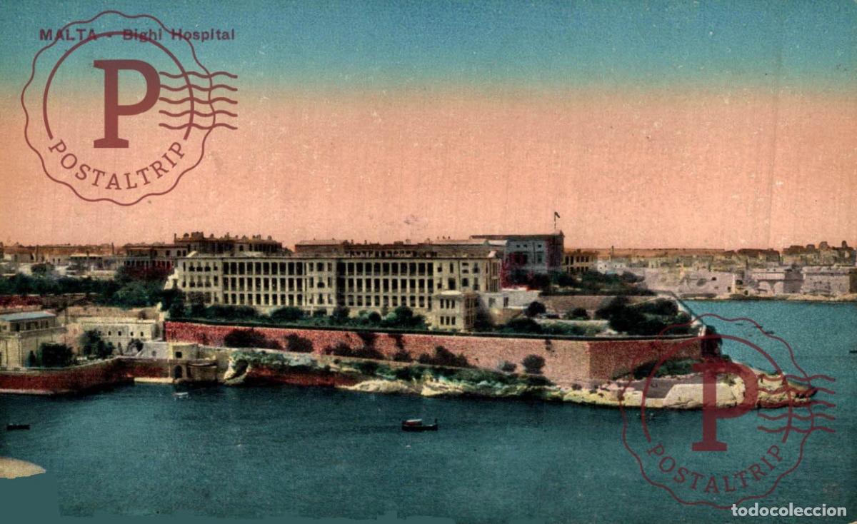Postais: MALTA. MALTE. BIGHI HOSPITAL.