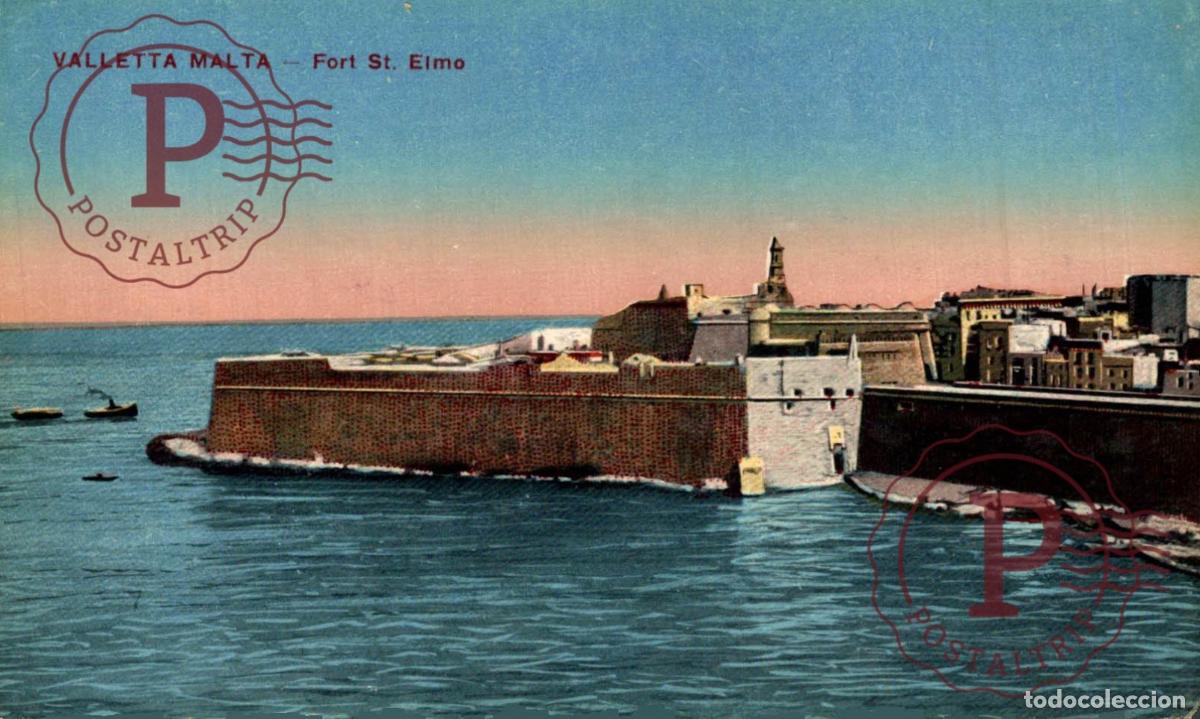 Postales: MALTA. MALTE. VALLETTA. FORT ST ELMO