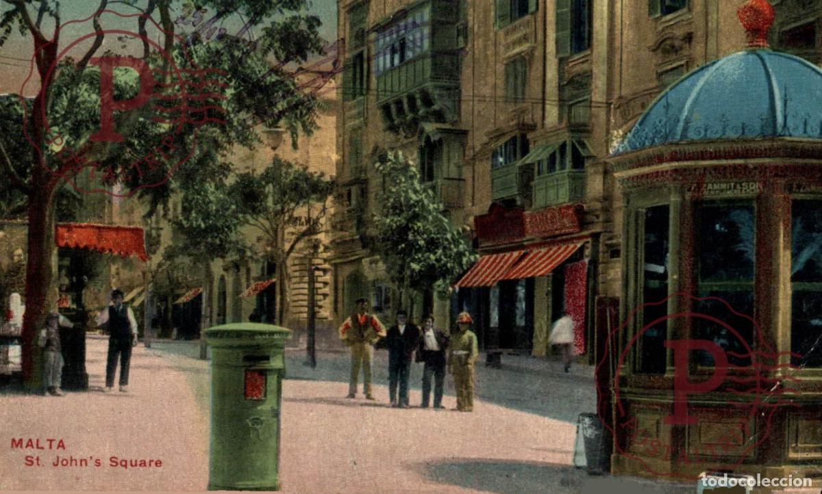 Postales: MALTA. MALTE. ST JOHNS SQUARE.