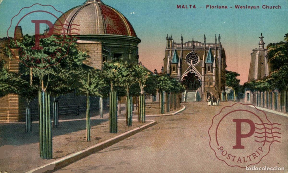 Postales: MALTA. MALTE. FLORIANA. WESLEYAN CHURCH