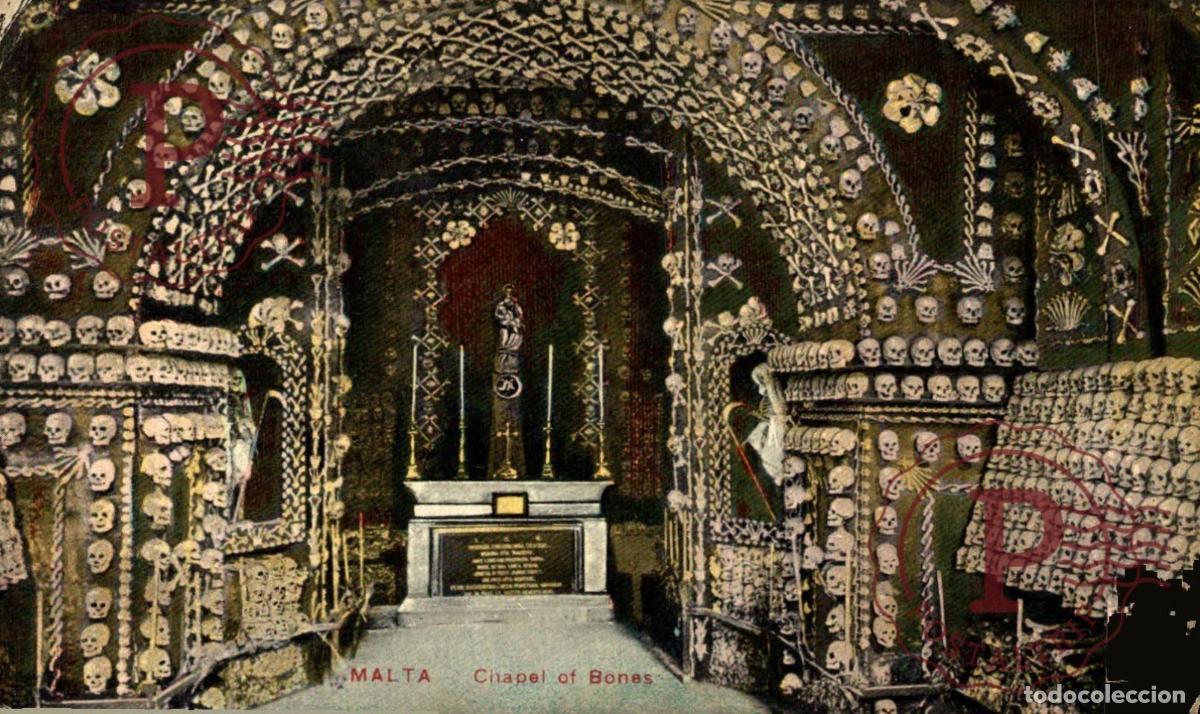Postales: MALTA. MALTE. CHAPEL OF BONES