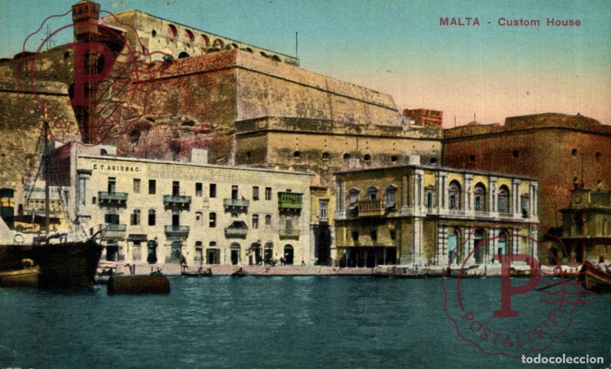 Postales: MALTA. MALTE. CUSTOM HOUSE - Foto 1