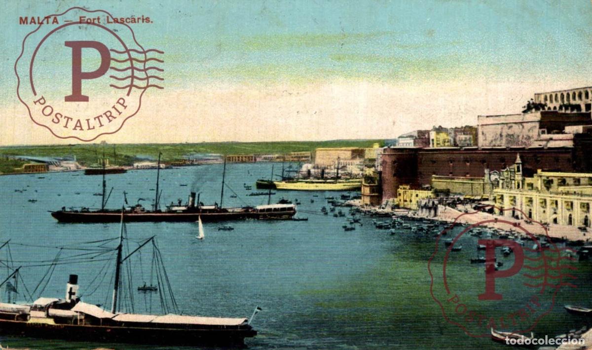 Postales: MALTA. MALTE. FORT LASCARIS.