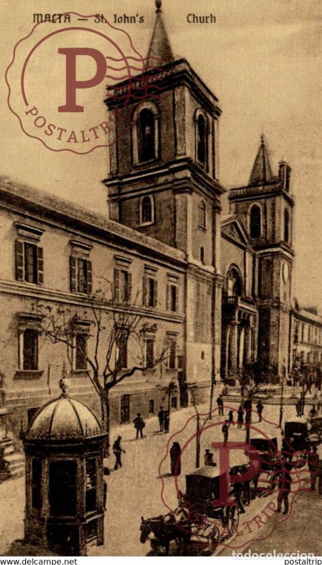Postales: MALTA, ST. JOHNS CHURCH. MALTA.
