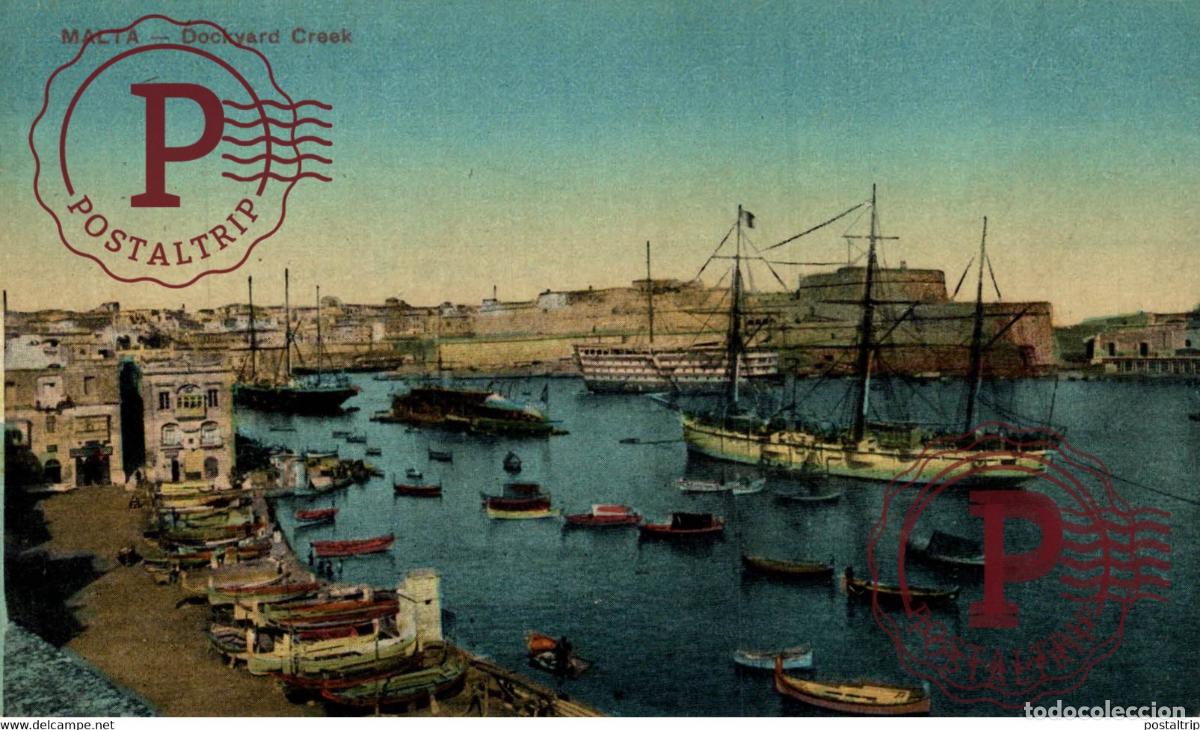 Postales: Dockyard Creek MALTA - Foto 1