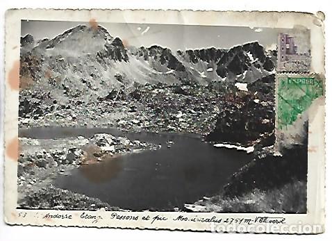 Postales: ETANG. PESSONS ET PIC MONTMALUS.- ANDORRA