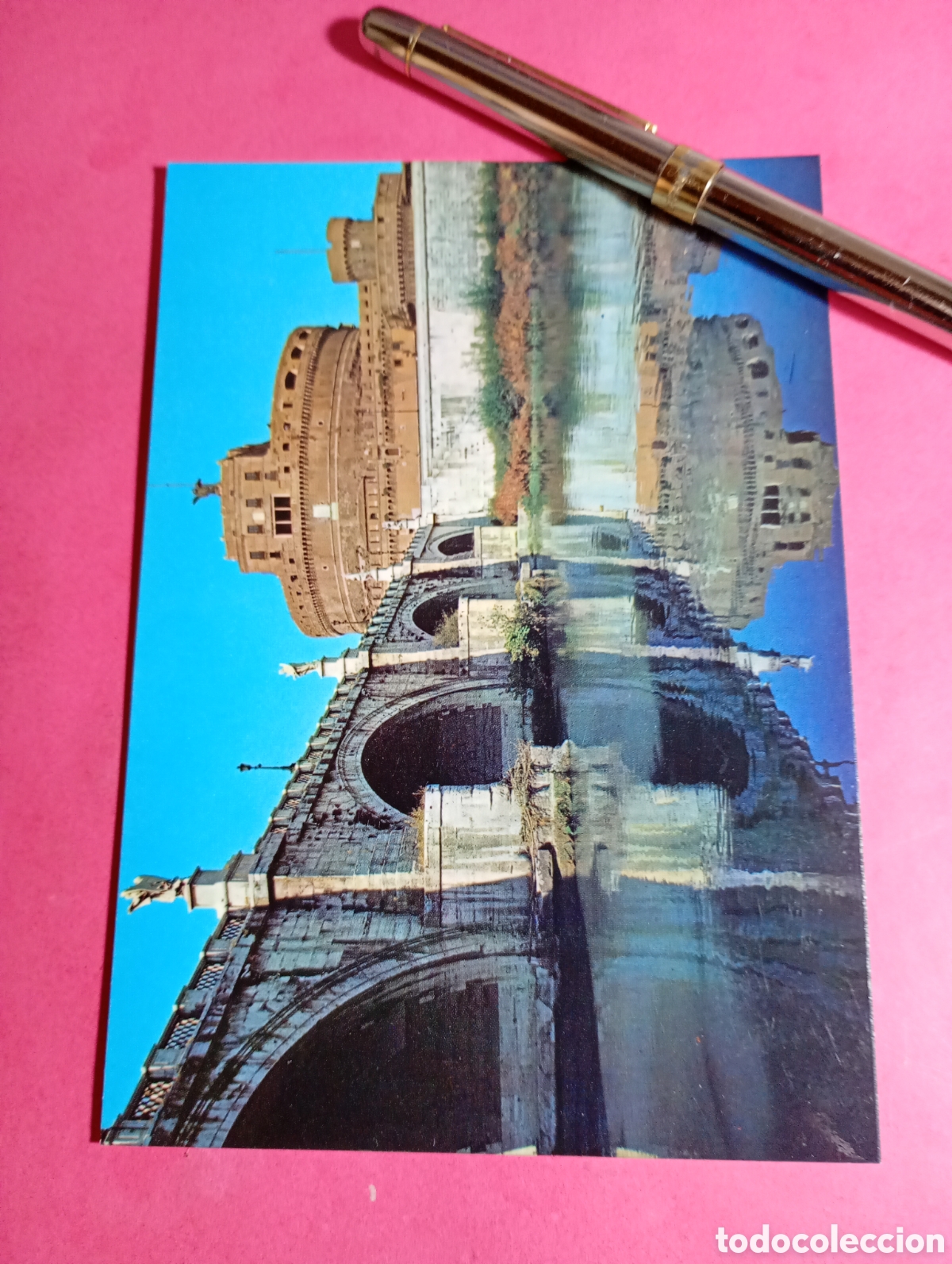 Postales: ROMA ''PUENTE AL CASTILLO DE SAN ANGELO'' ITALIA ITALY (en italiano) color no circulada