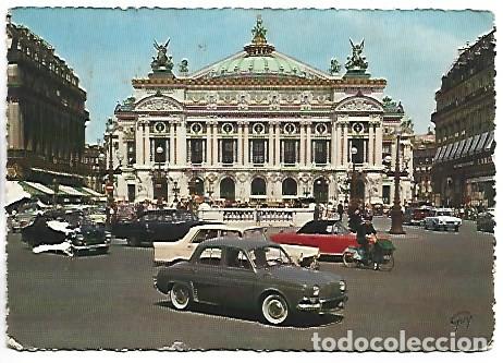 Postales: THEATRE ET PLACE DE L&acute;OPERA.- PARIS / FRANCIA....