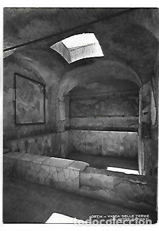Postales: VASCA DELLE TERME DEI SETTE SAPIENTI.- OSTIA / ITALIA