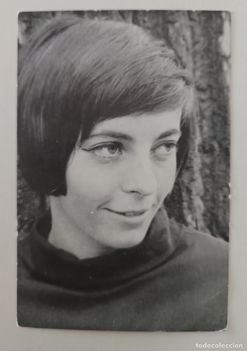 Postales: Postal Promocional Cantante GRIBOUILLE 1964 Francia Fotograf&iacute;a con discograf&iacute;a Columbia