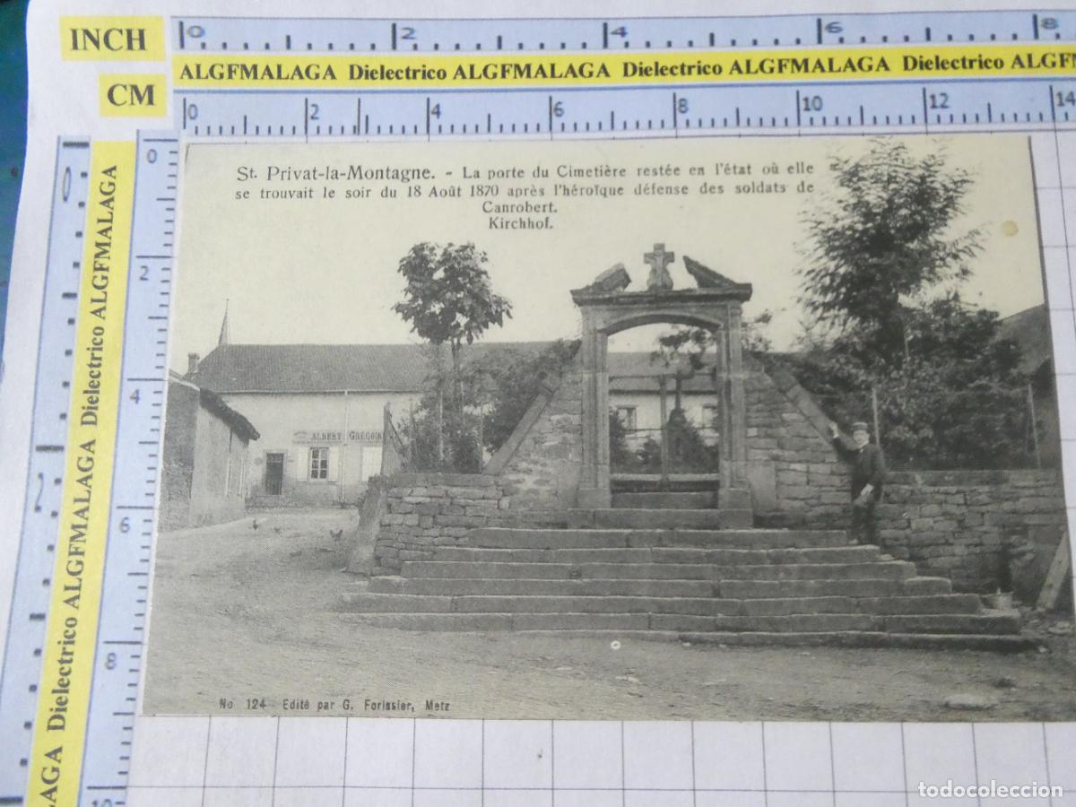 Postales: ANTIGUA POSTAL FACS&Iacute;MIL LA FRANCIA DE OTRO TIEMPO. ST PRIVAST LA MONTAGNE 3797