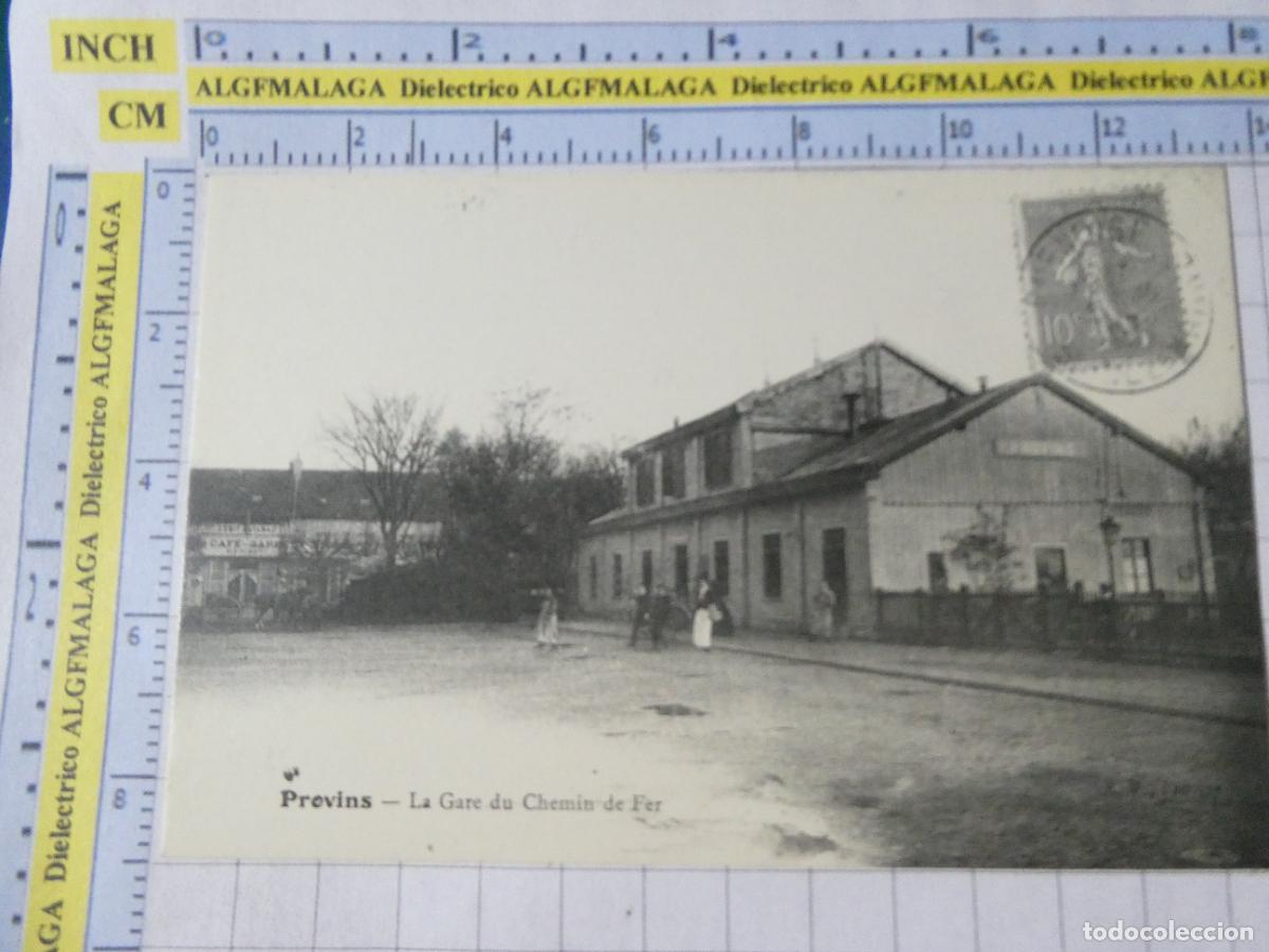 Postales: ANTIGUA POSTAL FACS&Iacute;MIL LA FRANCIA DE OTRO TIEMPO. PROVINS ESTACI&Oacute;N FERROCARRILES 3799