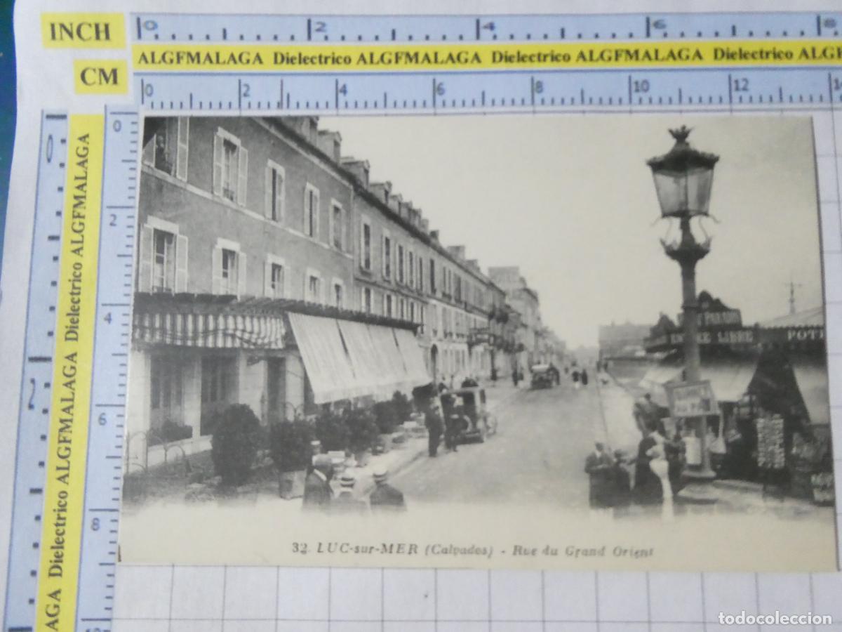 Postales: ANTIGUA POSTAL FACS&Iacute;MIL LA FRANCIA DE OTRO TIEMPO. LUC SUR MER CALVADOS RUE DU GRAND ORIENT 3804