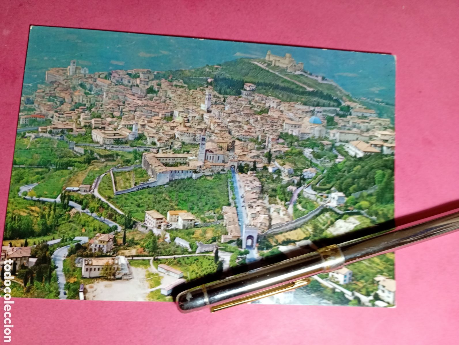 Postales: ASSI ASIS ITALIA ITALY PANORAMICA DEL PUERTO (en italiano) color circulada