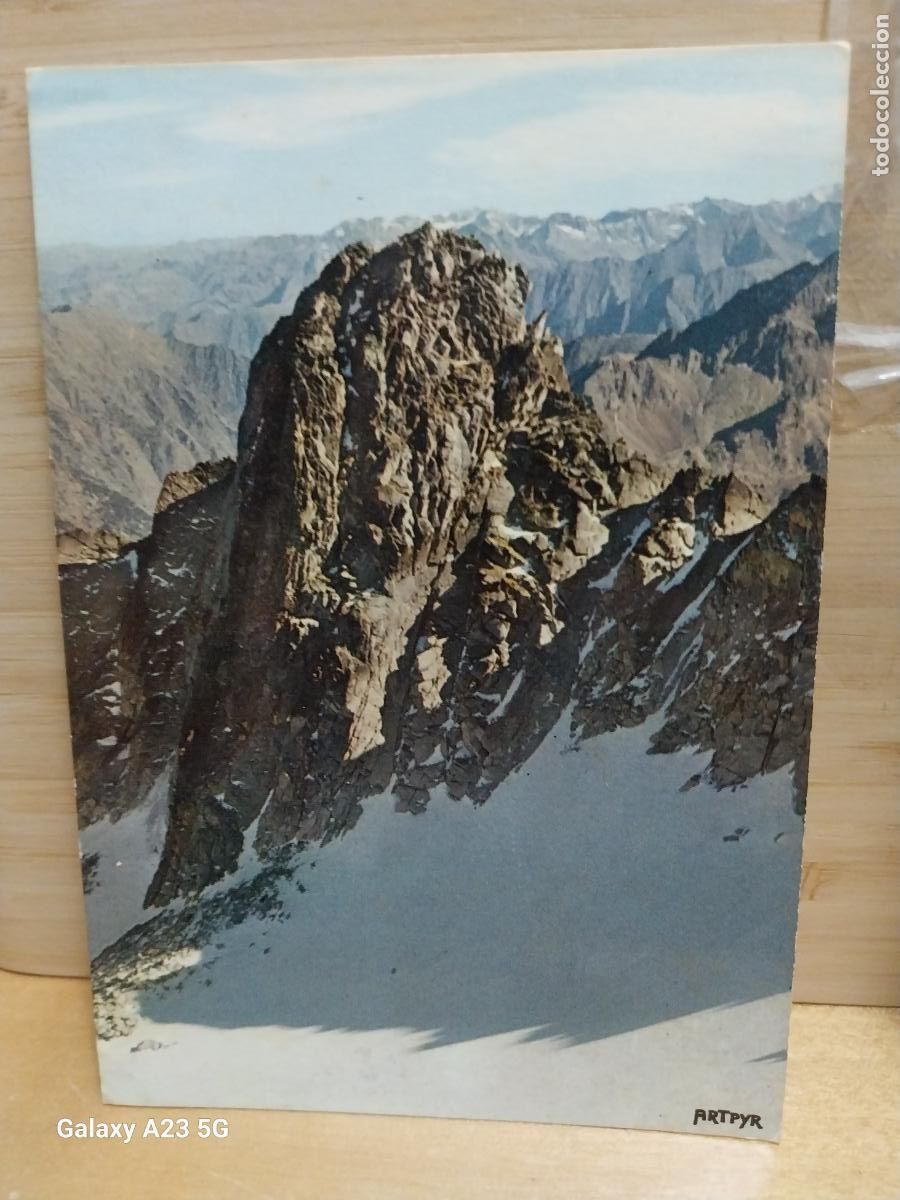Postales: PIC RAMOUGIN VU DU NEOUVIELLE PIRINEOS ED D&acute;ARTPYR SC ORIGINAL SC ORIGINAL MONTA&Ntilde;ISMO ALPINISMO