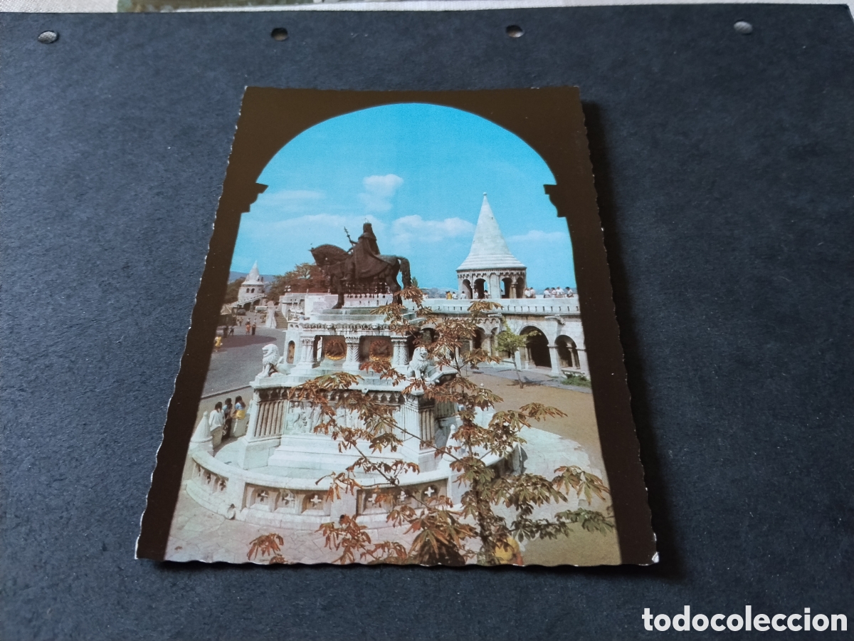 Postales: Postal Budapest estatua Stefan Denkmal