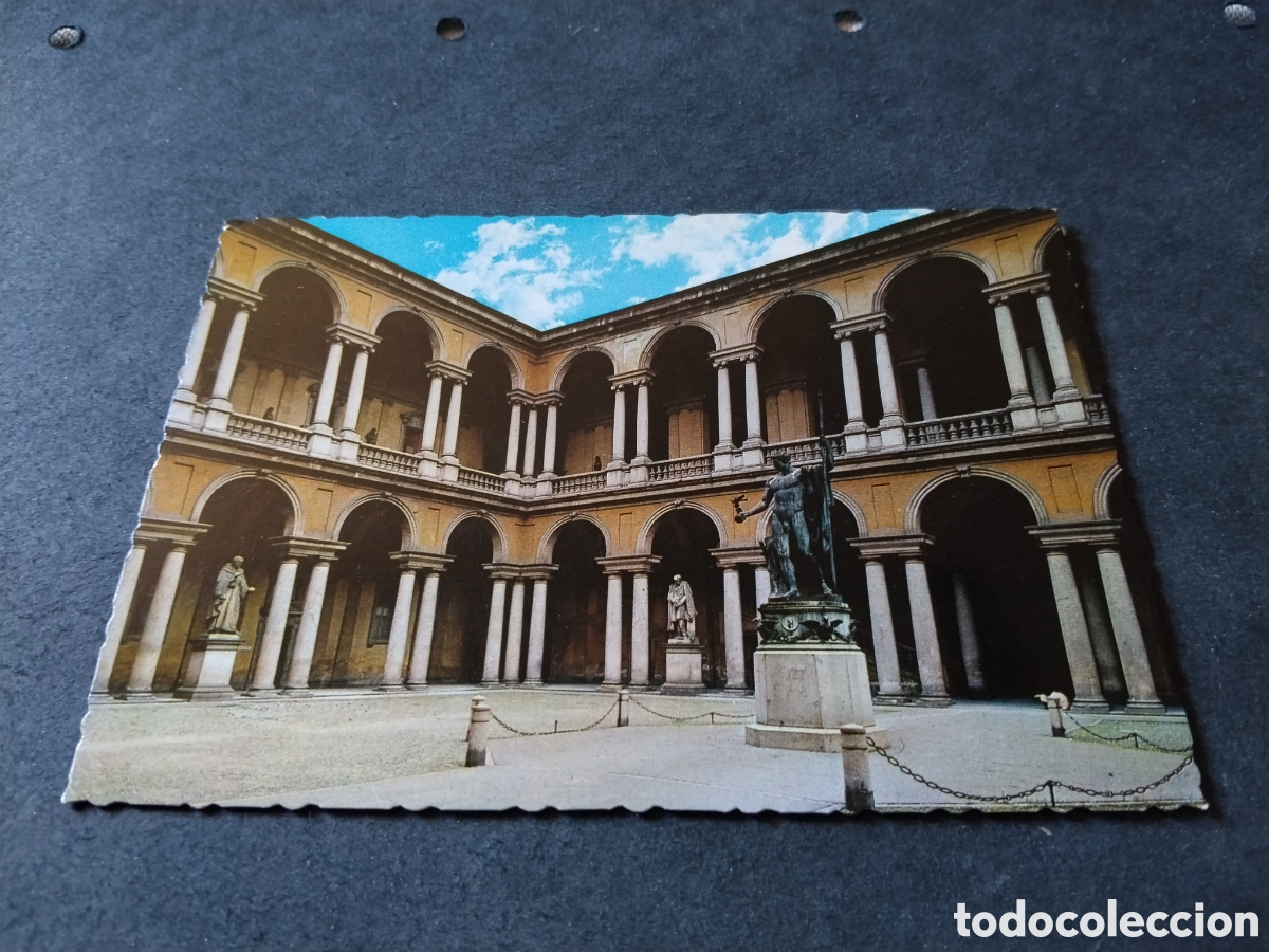 Postales: Postal Milan academia de bellas artes