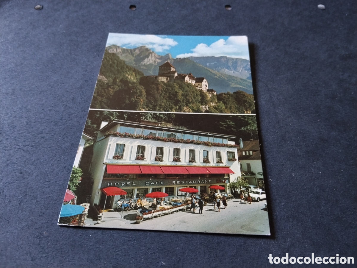 Postales: Postal Vaduz hotel, castillo