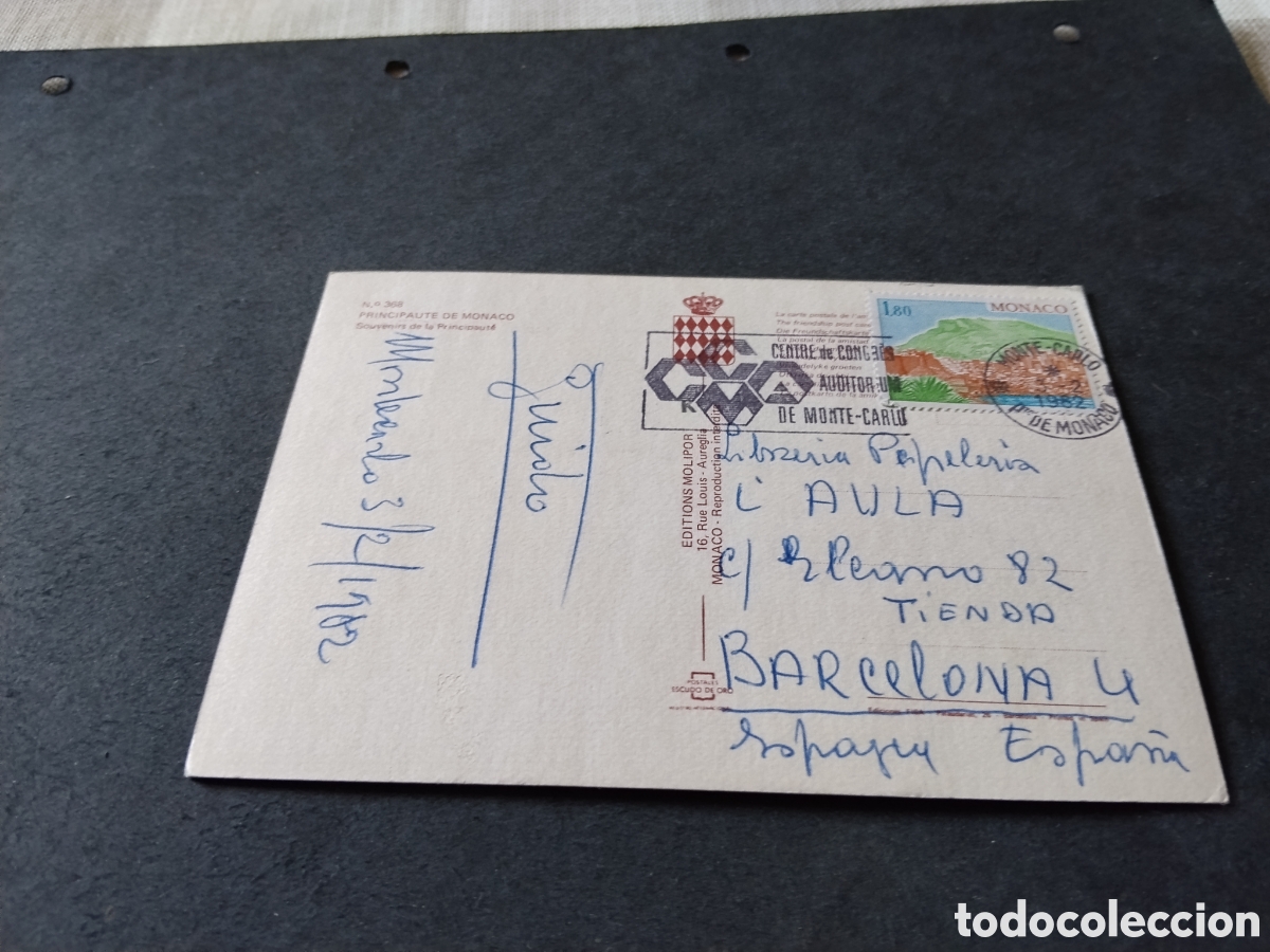 Postales: Postal M&oacute;naco Montecarlo - Foto 2