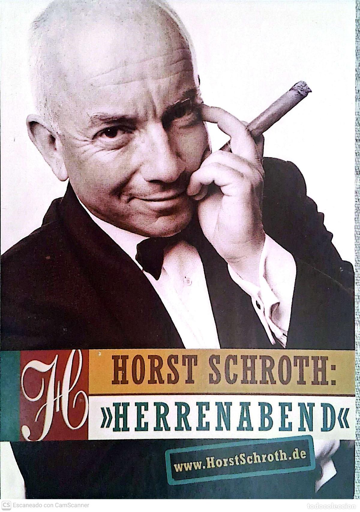 Postales: Cabaret Horst Schroth, en la funci&oacute;n Herrenabend (Noche de Hombres). Nueva. Color