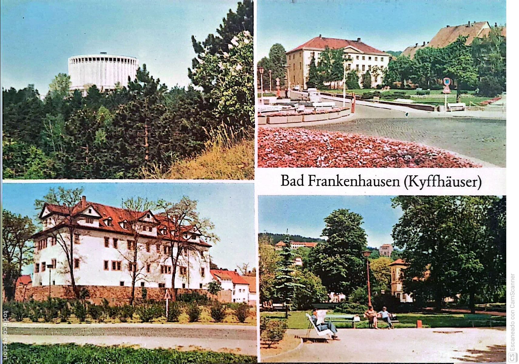 Postales: Bad Frankenhausen/Kyffh&auml;user (Alemania). Hist&oacute;rica ciudad balneario en el estado de Turingia. Nueva.