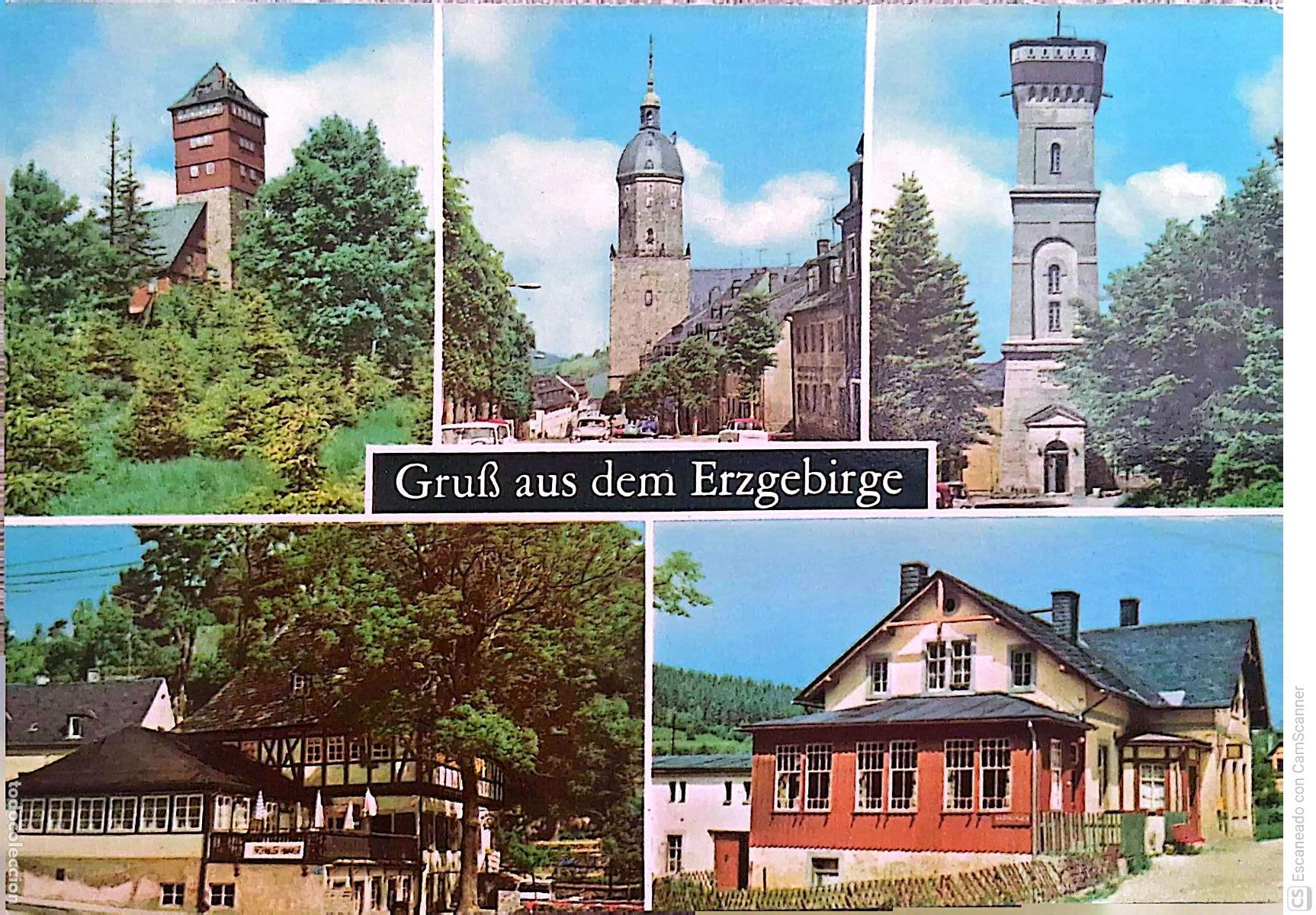 Postales: Erzgebirge (Montes Met&aacute;licos) es una regi&oacute;n monta&ntilde;osa densamente boscosa entre Alemania y la Rep. Ch