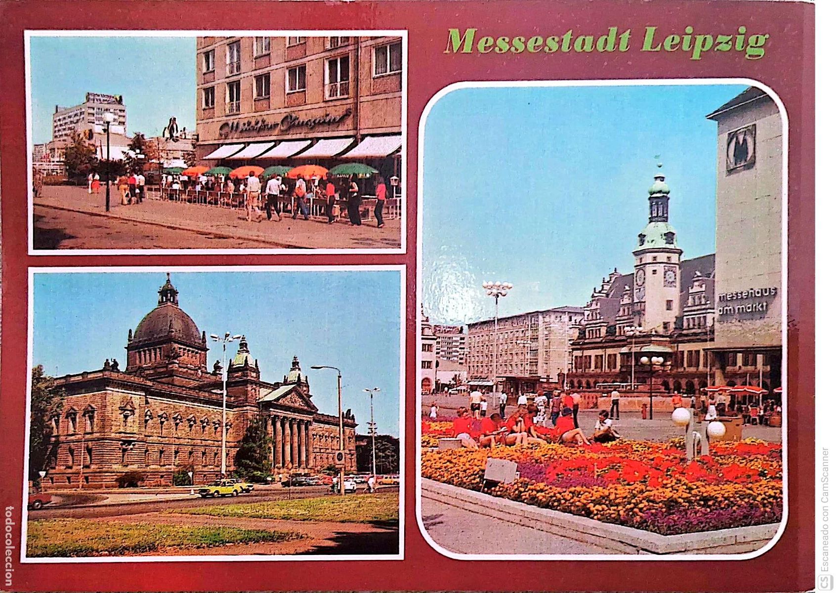 Postales: Leipzig (Alemania). Vistas varias. Nueva. Color