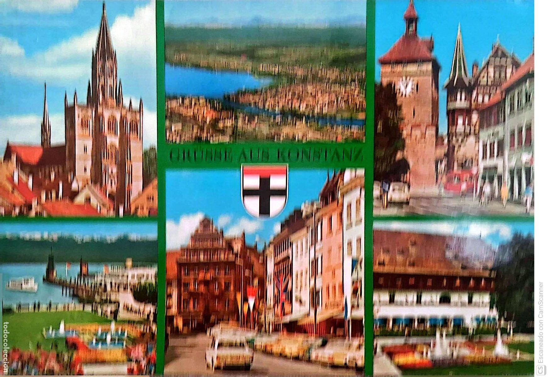 Postales: Constanza (Alemania). Ciudad a orillas del lago de Constanza y en la frontera de Suiza. Vistas varia