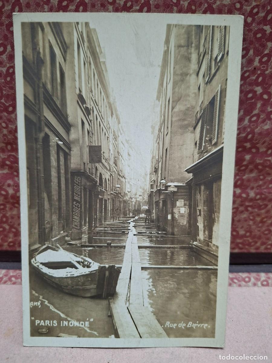 Postales: ANTIGUA POSTAL PARIS INUNDADA INUNDACION FRANCIA