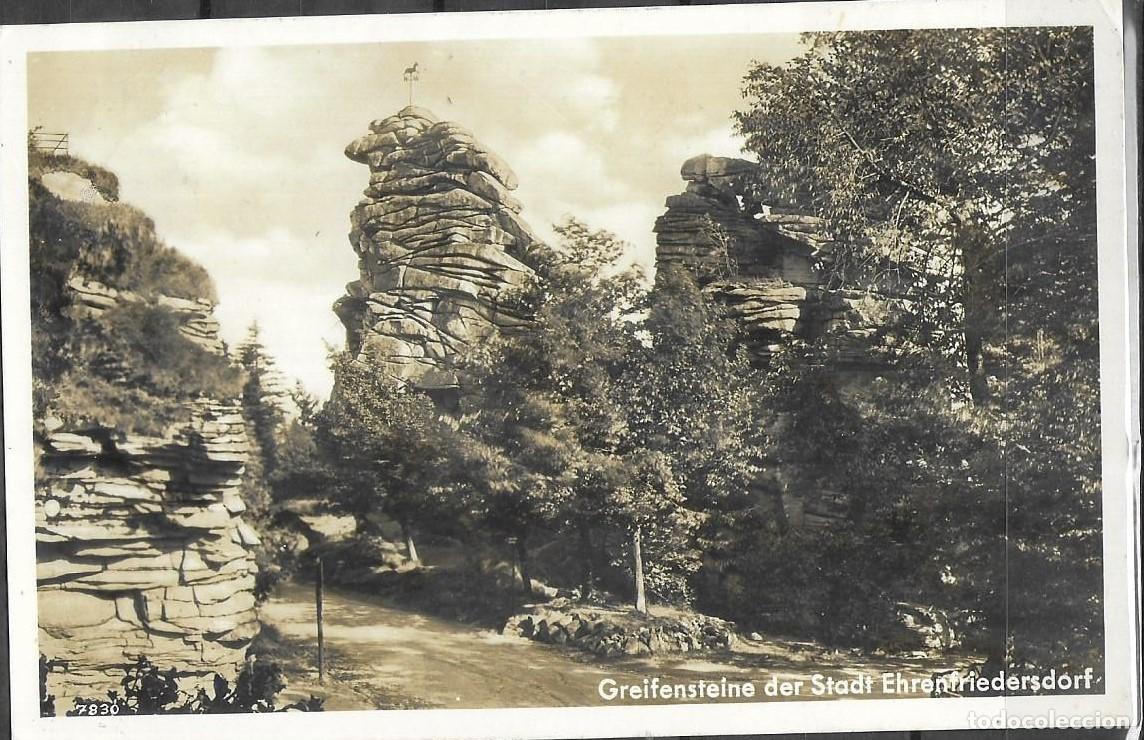 Postales: Tarjeta postal ilustrada de Danzig (Vista desde Kuhbr&uuml;cke), franqueada con sello del Imperio Alem&aacute;n