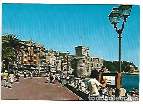 Postales: PROMENADE ALONG THE SEA.- RAPALLO / ITALIA