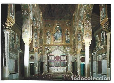 Postales: CAPPELLA PALATINA XII SEC.- TRONO REALE.- PALERMO / ITALIA