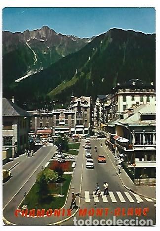 Postales: LE MONUMENT DE SAUSSURE. PANORAMA SUR PLAN PRAZ ET LE BREVENT.- CHAMONIX-MONT BLANC / FRANCIA