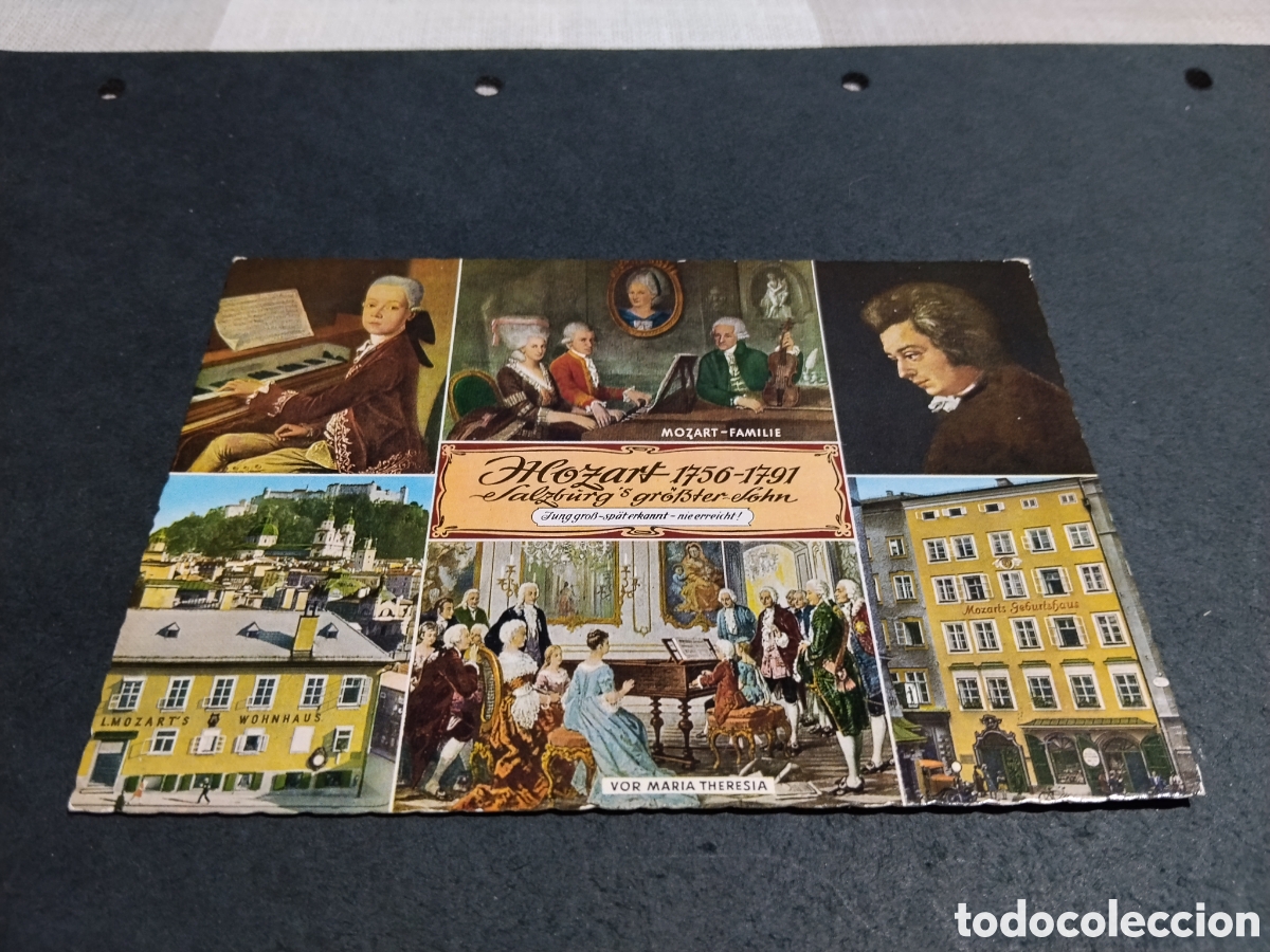 Postales: Postal Mozart........