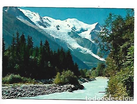 Postales: TORRENT ARVE ET LE MASSIF DU M. BLANC VUE DES PRAZ DE CHAMONIX.- FRANCIA