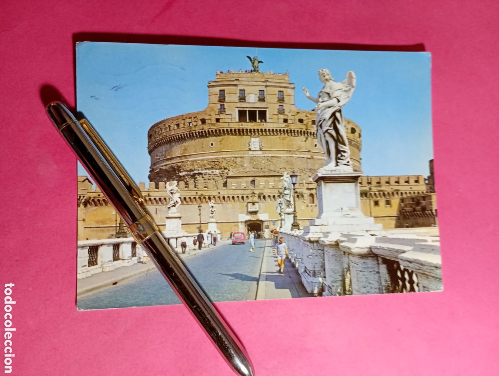 Postales: ROMA ITALY ITALIA ''PUENTE Y CASTILLO SAN ANGELO''en italiano color circulada en 1967