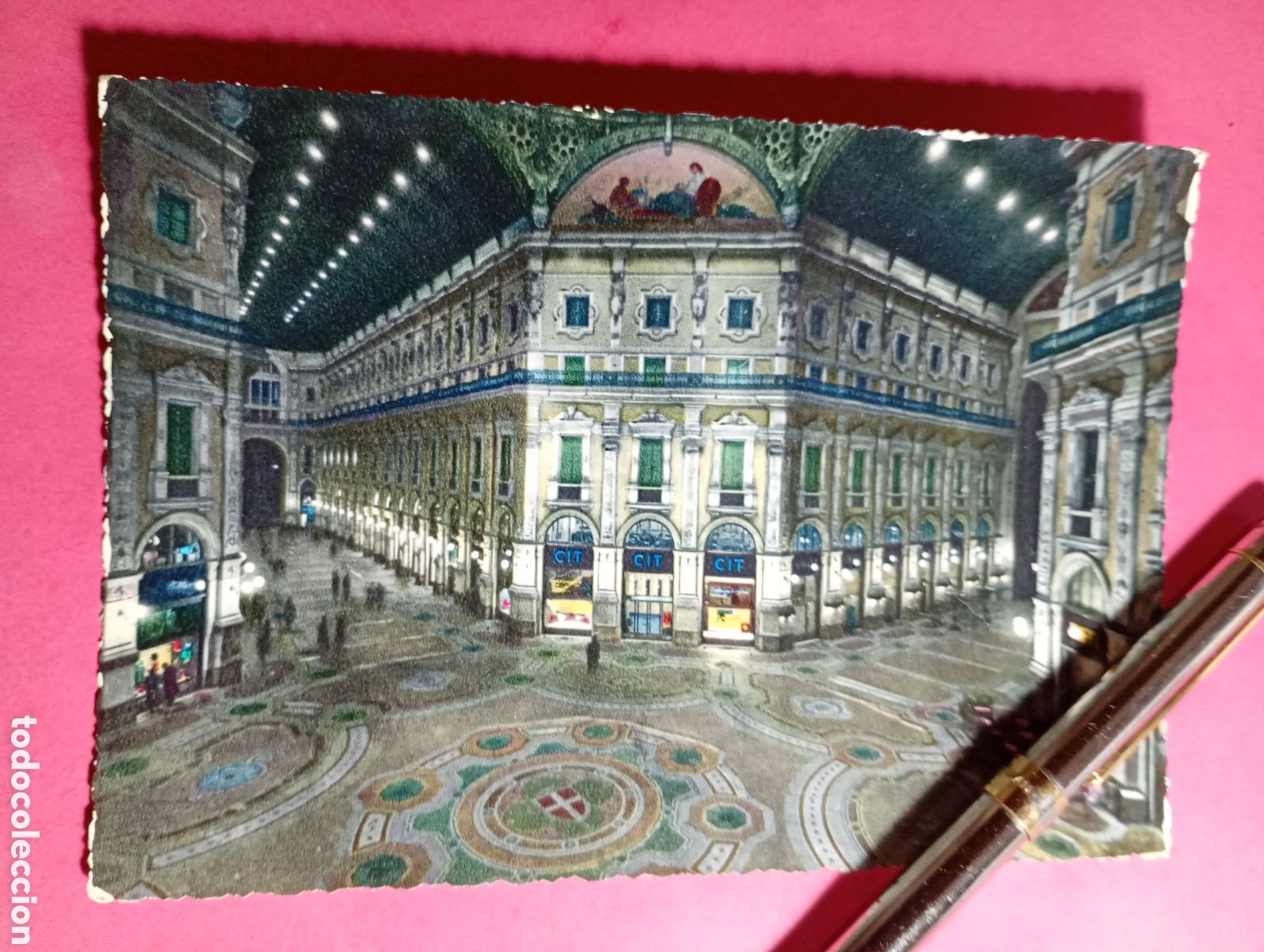 Postales: MILAN MILANO ITALIA ITALY ''GALERIA VITORIO EMMANUELLE'' color circlada