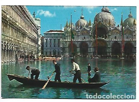 Postales: EXCEPTIONAL HIGH TIDE ON S. MARK SQUARE.- VENEZIA / ITALIA