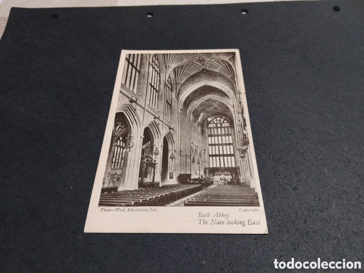 Postales: Postal antigua Bath Abbey